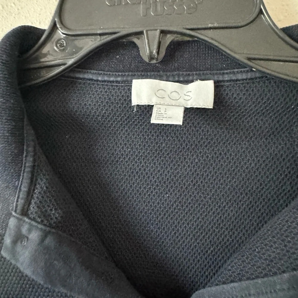 COS Midnight Navy Polo Small - Picture 3 of 6